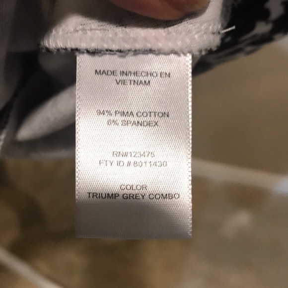 Ellen TRACY 94% Pima Cotton 6% Spandex Crew Neck Tee Shirt Dress Side Pockets-S - Picture 6 of 10